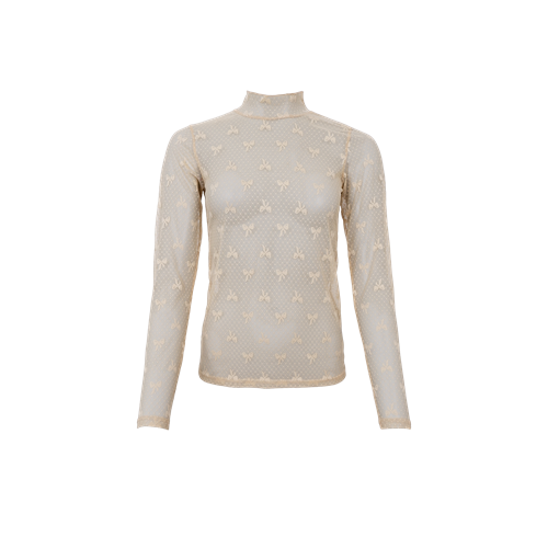 BC Bowie Mesh Bluse Nude