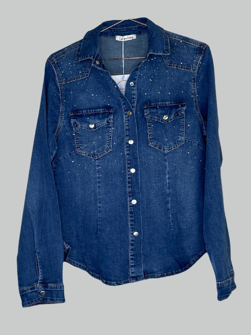 Panka Denim Skjorte m. Similisten