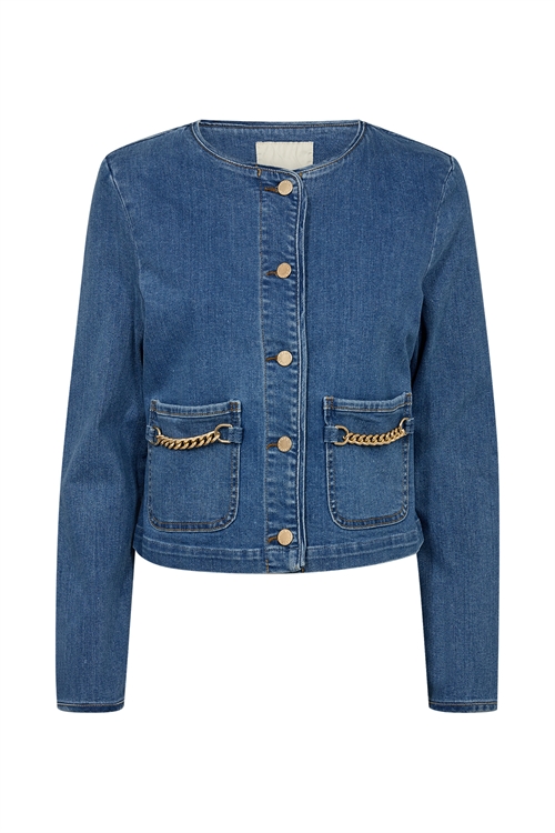 Celeb Kort Denim Jacket Wash Rome