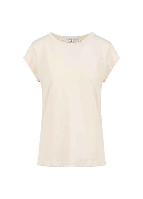 Basic Creme T-Shirt Round Neck