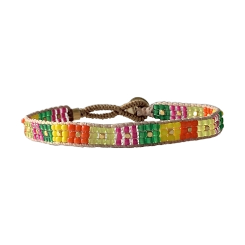 Armbånd Sommer Lulu Flad Multifarve 