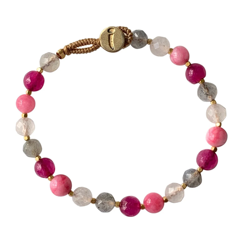 Armbånd Sweet Bo Stor Antique Pink