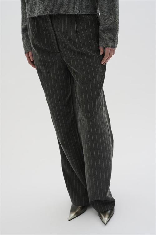 Tonja Pants Grey Pinstripe