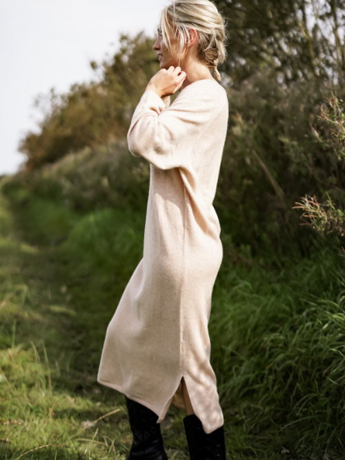 Camilla Timber Cashmere Dress