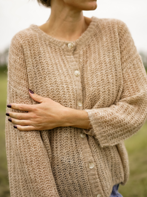 Yrsa Cardigan Sand