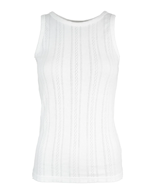 Lotus Hvid Top Singlet 