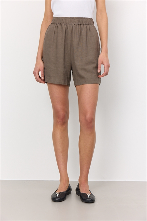 Naja 8 Brun Hør Shorts