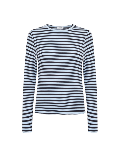 Ika 11 Windsurfer/ Navy Stribet Langærmet T-shirt