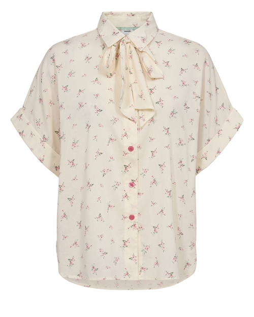  Luliana Kortærmet  Bow Shirt Pristine